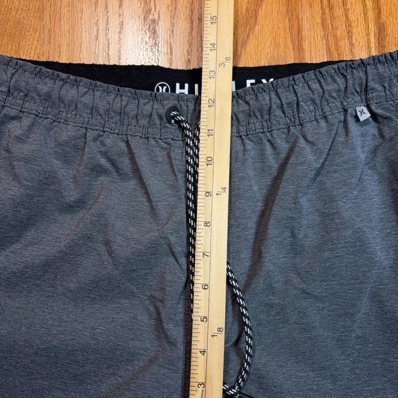 Hurley Tech‎ Twill Joggers Pants Mens XXL (38X31) Grey Stretch Drawstring - Picture 8 of 11